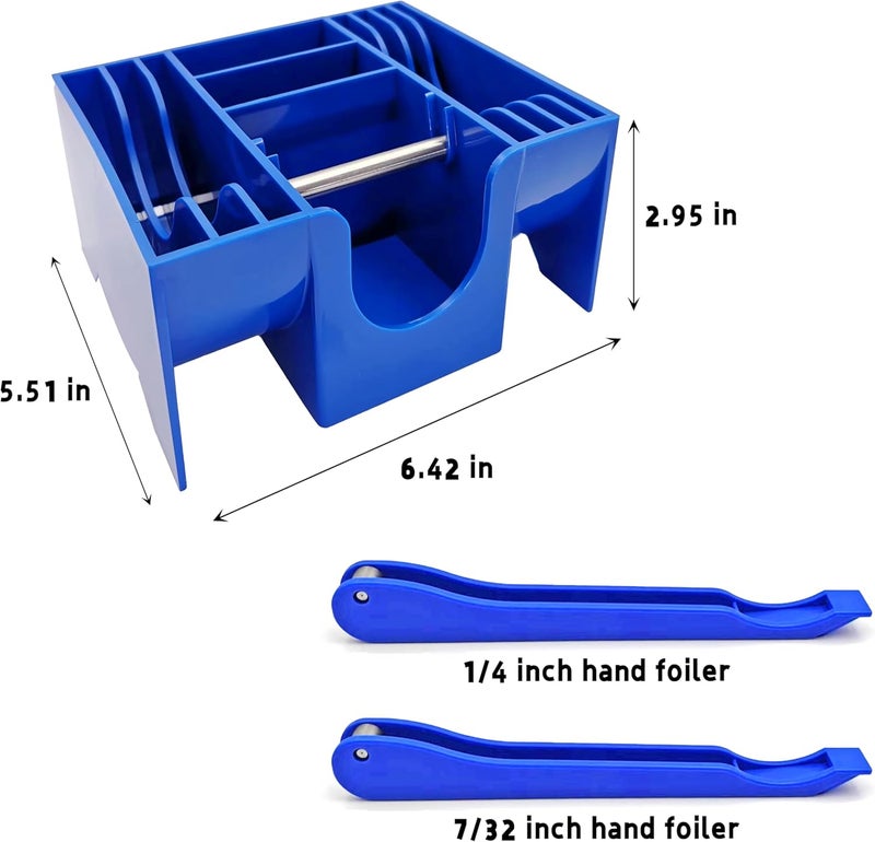 ARTKINGTO Copper Foil Hand Foiler and Foil Dispenser Kits (Dispenser Blue) - Image 5
